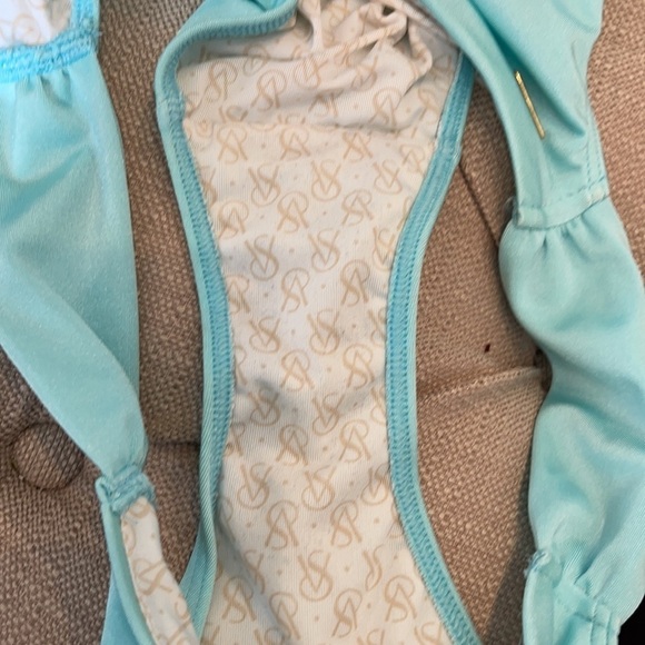 Victoria’ Secret Light Blue Bikini Bottom Sz S/P - Picture 6 of 6